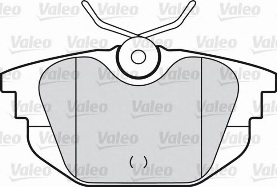 Valeo 540968 - Kit pastiglie freno, Freno a disco autozon.pro