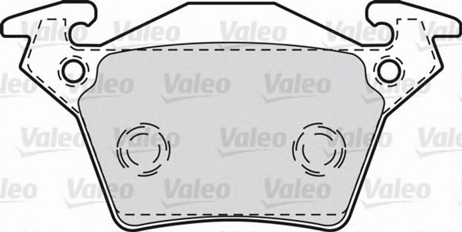 Valeo 540938 - Kit pastiglie freno, Freno a disco autozon.pro