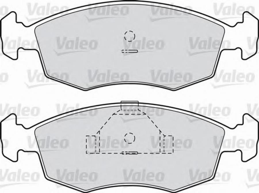 Valeo 540976 - Kit pastiglie freno, Freno a disco autozon.pro