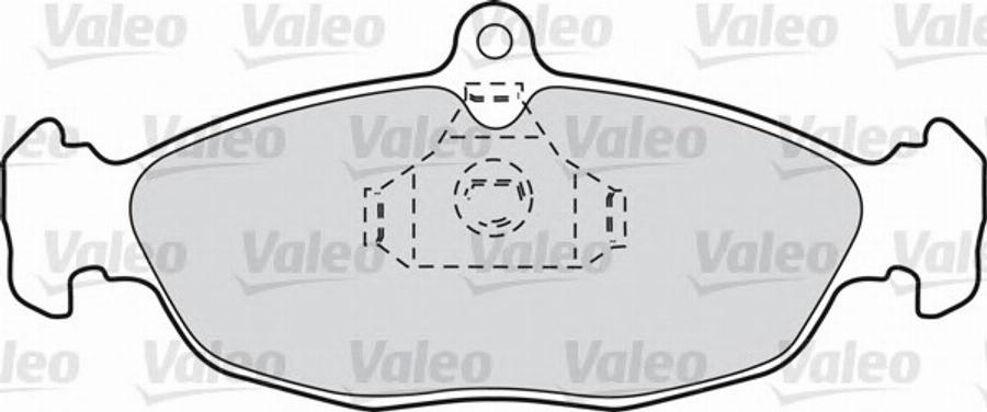 Valeo 540 493 - Kit pastiglie freno, Freno a disco autozon.pro