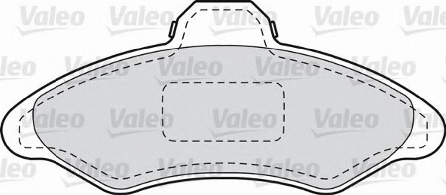 Valeo 540 446 - Kit pastiglie freno, Freno a disco autozon.pro