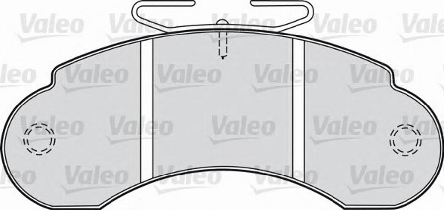 Valeo 540 441 - Kit pastiglie freno, Freno a disco autozon.pro