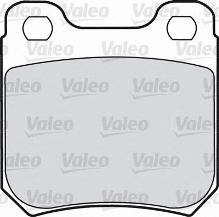 Valeo 540 451 - Kit pastiglie freno, Freno a disco autozon.pro