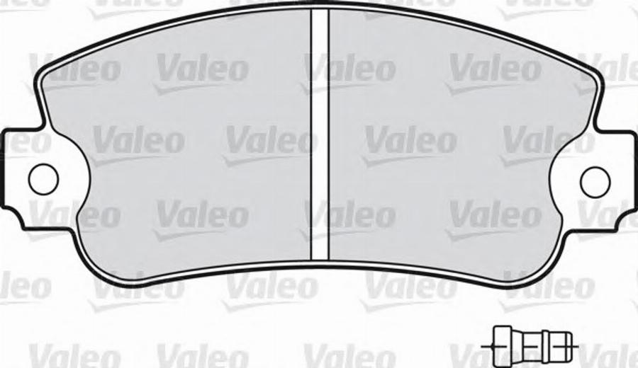 Valeo 540464 - Kit pastiglie freno, Freno a disco autozon.pro