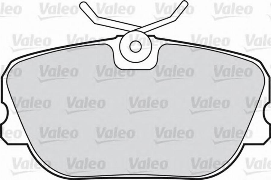 Valeo 540 403 - Kit pastiglie freno, Freno a disco autozon.pro