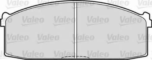 Valeo 540410 - Kit pastiglie freno, Freno a disco autozon.pro