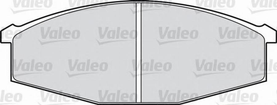 Valeo 540 411 - Kit pastiglie freno, Freno a disco autozon.pro