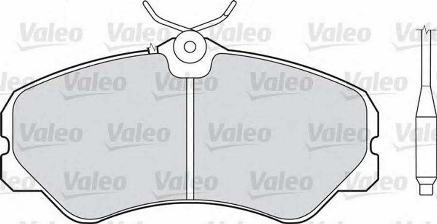 Valeo 540 434 - Kit pastiglie freno, Freno a disco autozon.pro