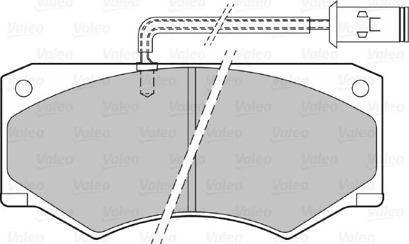 Valeo 540436 - Kit pastiglie freno, Freno a disco autozon.pro