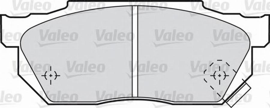 Valeo 540 438 - Kit pastiglie freno, Freno a disco autozon.pro