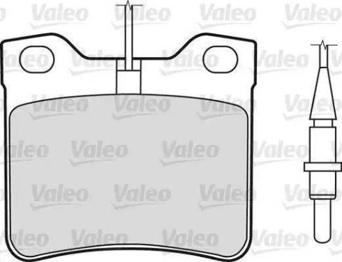 Valeo 540742 - Kit pastiglie freno, Freno a disco autozon.pro