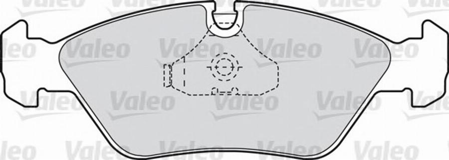 Valeo 540424 - Kit pastiglie freno, Freno a disco autozon.pro