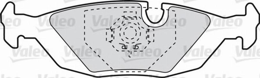 Valeo 540 425 - Kit pastiglie freno, Freno a disco autozon.pro