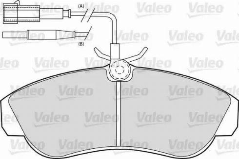 Valeo 540547 - Kit pastiglie freno, Freno a disco autozon.pro