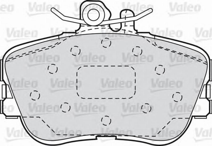 Valeo 540 559 - Kit pastiglie freno, Freno a disco autozon.pro