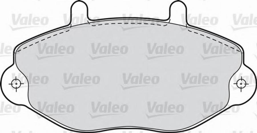 Valeo 540 558 - Kit pastiglie freno, Freno a disco autozon.pro