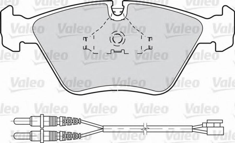 Valeo 540 565 - Kit pastiglie freno, Freno a disco autozon.pro