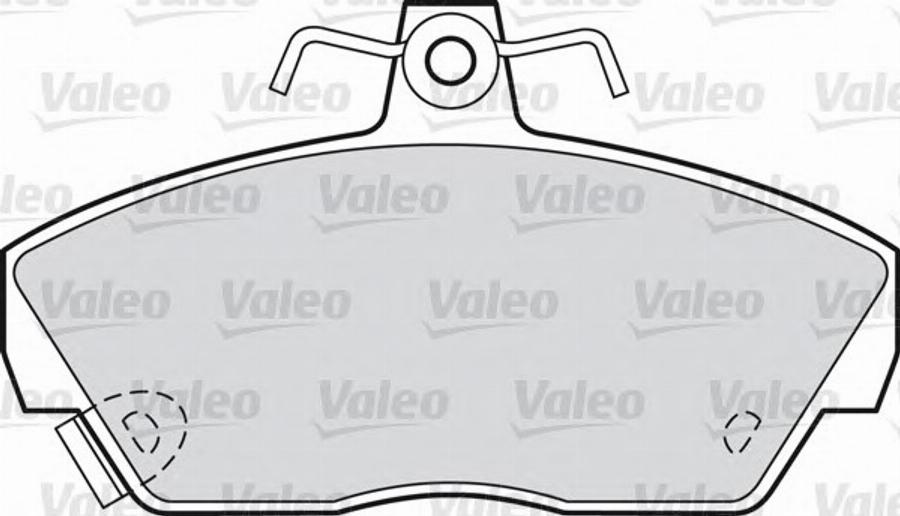 Valeo 540 536 - Kit pastiglie freno, Freno a disco autozon.pro