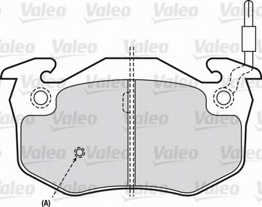 Valeo 540 420 - Kit pastiglie freno, Freno a disco autozon.pro