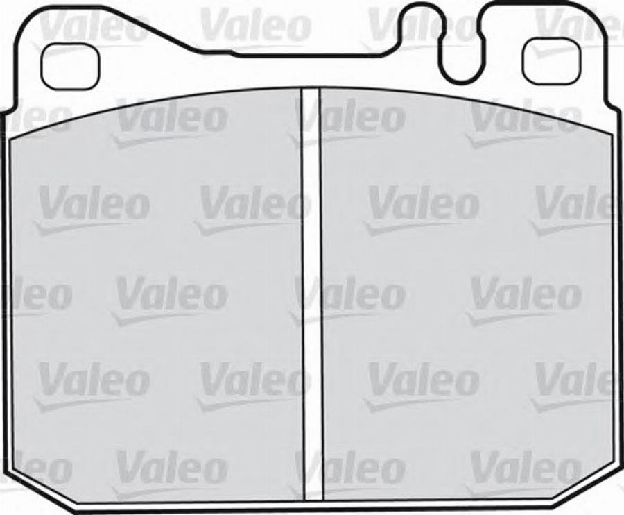 Valeo 540 162 - Kit pastiglie freno, Freno a disco autozon.pro