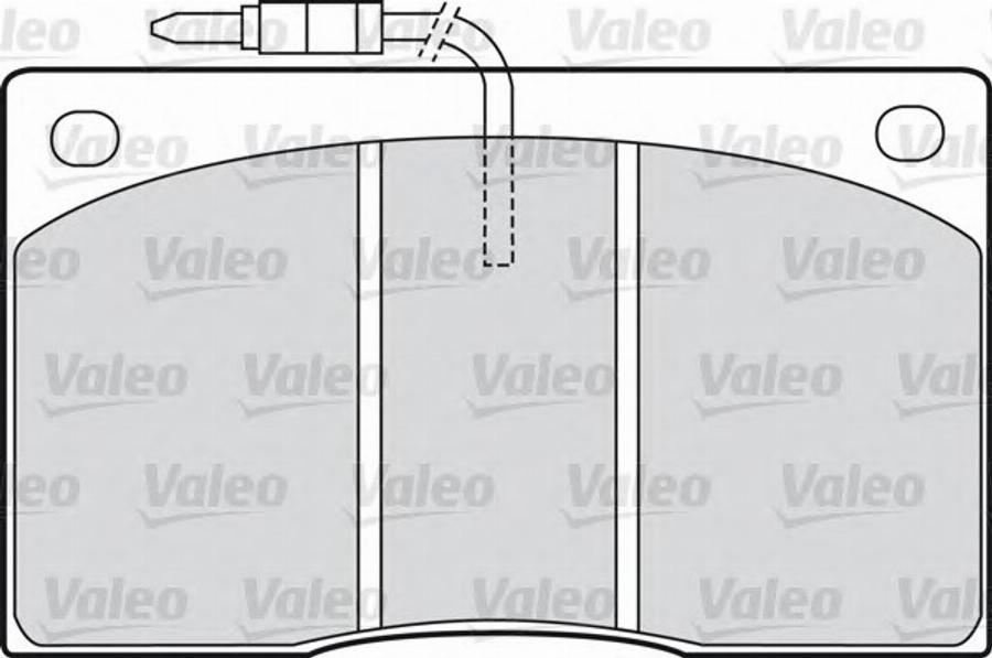 Valeo 540 101 - Kit pastiglie freno, Freno a disco autozon.pro