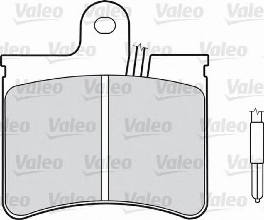 Valeo 540102 - Kit pastiglie freno, Freno a disco autozon.pro