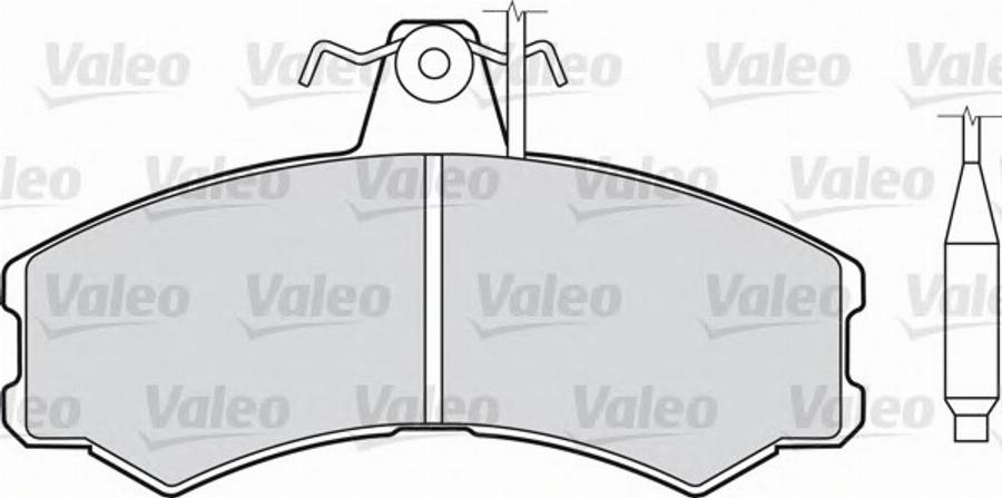 Valeo 540 107 - Kit pastiglie freno, Freno a disco autozon.pro