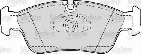 Valeo 598604 - Kit pastiglie freno, Freno a disco autozon.pro