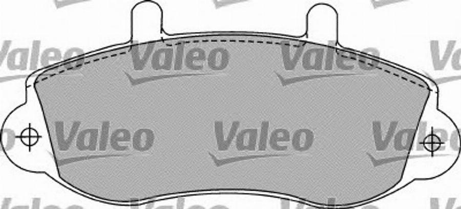 Valeo 540854 - Kit pastiglie freno, Freno a disco autozon.pro