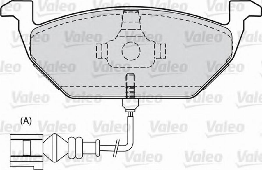 Valeo 540857 - Kit pastiglie freno, Freno a disco autozon.pro