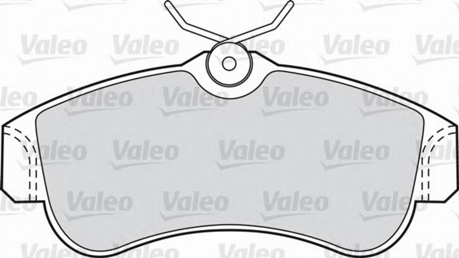 Valeo 540806 - Kit pastiglie freno, Freno a disco autozon.pro