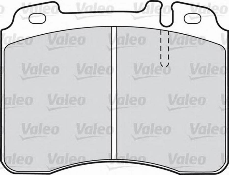 Valeo 551708 - Kit pastiglie freno, Freno a disco autozon.pro