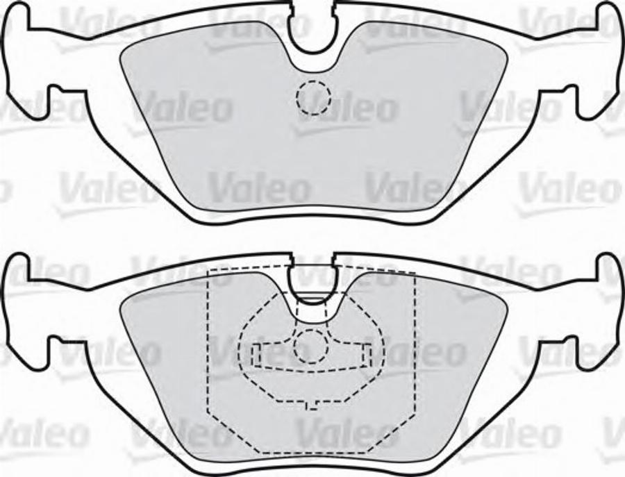 Valeo 540802 - Kit pastiglie freno, Freno a disco autozon.pro