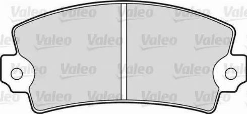 Valeo 598079 - Kit pastiglie freno, Freno a disco autozon.pro