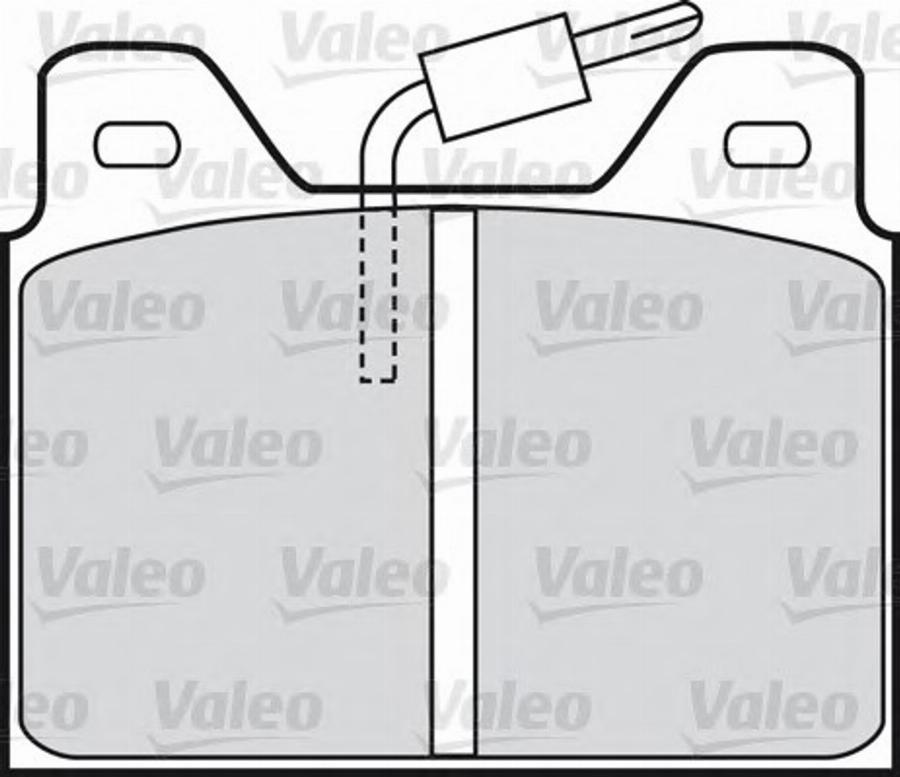 Valeo 540311 - Kit pastiglie freno, Freno a disco autozon.pro