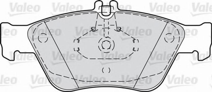 Valeo 540799 - Kit pastiglie freno, Freno a disco autozon.pro