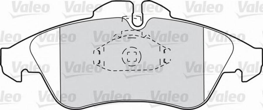 Valeo 540792 - Kit pastiglie freno, Freno a disco autozon.pro