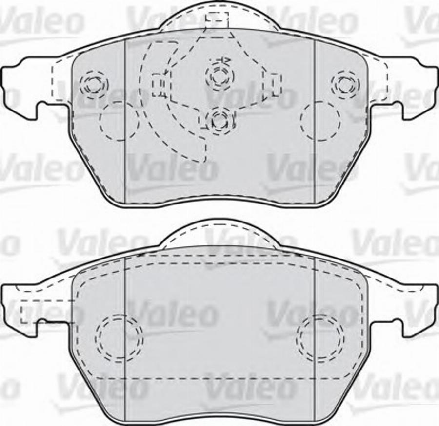 Valeo 540797 - Kit pastiglie freno, Freno a disco autozon.pro