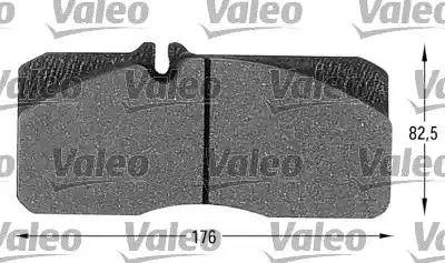 Valeo 541673 - Kit pastiglie freno, Freno a disco autozon.pro