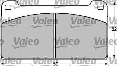 Valeo 541711 - Kit pastiglie freno, Freno a disco autozon.pro