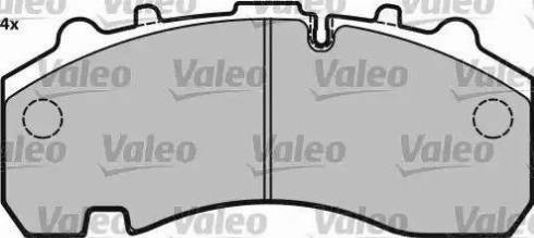 Valeo 541719 - Kit pastiglie freno, Freno a disco autozon.pro