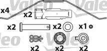 Valeo 541718 - Kit pastiglie freno, Freno a disco autozon.pro