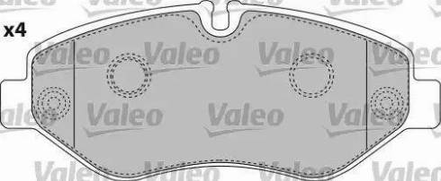 Valeo 541734 - Kit pastiglie freno, Freno a disco autozon.pro