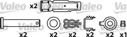 Valeo 541720 - Kit pastiglie freno, Freno a disco autozon.pro