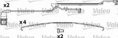 Valeo 541723 - Kit pastiglie freno, Freno a disco autozon.pro