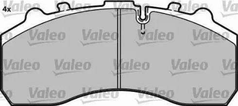 Valeo 548679 - Kit pastiglie freno, Freno a disco autozon.pro