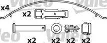 Valeo 548675 - Kit pastiglie freno, Freno a disco autozon.pro