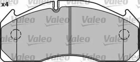 Valeo 548703 - Kit pastiglie freno, Freno a disco autozon.pro