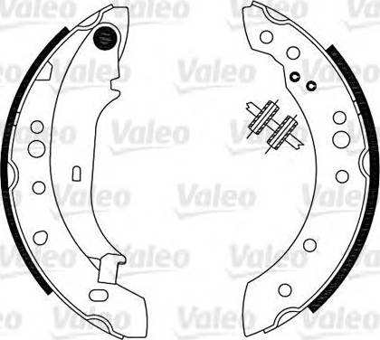 Valeo 554902 - Kit ganasce freno autozon.pro