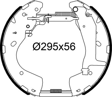 Valeo 554935 - Kit ganasce freno autozon.pro